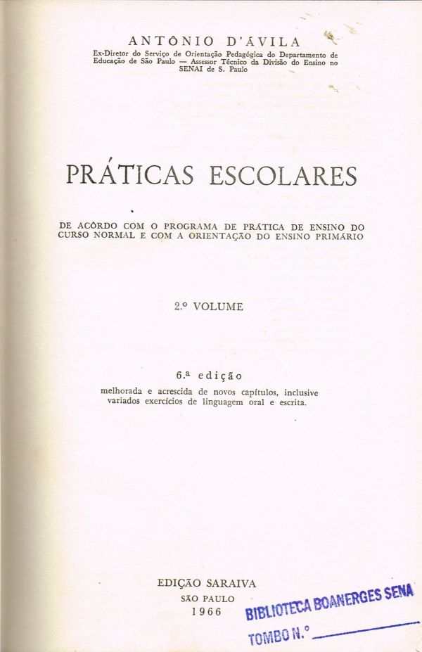 Práticas Escolares - 2º volume
